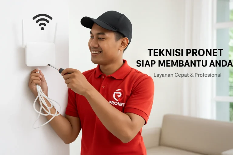 Pronet Media tangerang pasang wifi tangerang